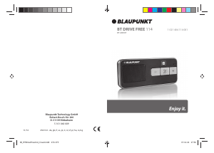 Manual de uso Blaupunkt BT Drive Free 114 Kit manos libres