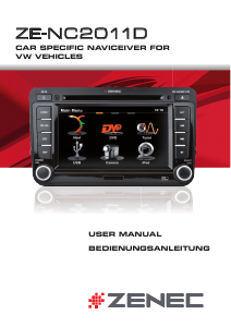 Handleiding Zenec ZE-NC2011D (for Volkswagen and Seat) Navigatiesysteem