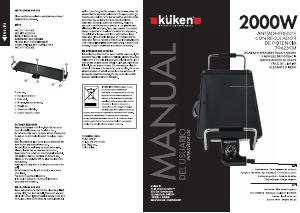 Manual de uso Küken 36045 Parrilla de mesa