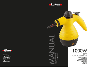 Manual Küken 31829 Máquina de limpar a vapor