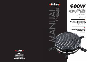 Manual de uso Küken 34026 Raclette grill
