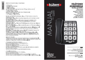 Manual Küken 33653 Telefone