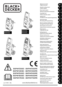 Manuale Black and Decker BXPW1400E Idropulitrice