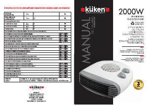 Manual de uso Küken 33772 Calefactor