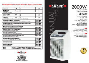 Manual Küken 34031 Aquecedor