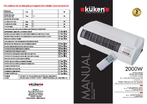 Manual de uso Küken 34040 Calefactor