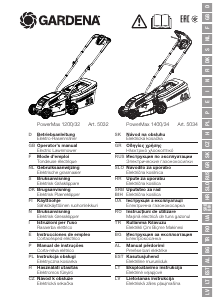 Bruksanvisning Gardena PowerMax 1200/32 Gräsklippare