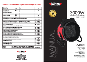 Manual Küken 34115 Aquecedor