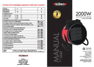 Manual de uso Küken 35259 Calefactor