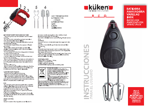 Manual Küken 34008 Misturador da mão