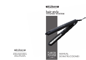 Manual de uso Küken 33929 Plancha de pelo