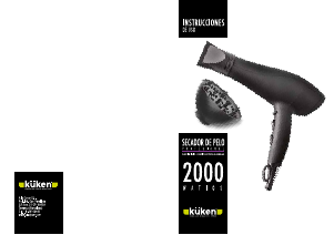 Manual de uso Küken 33527 Secador de pelo