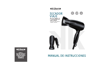 Manual de uso Küken 33532 Secador de pelo