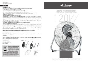 Manual de uso Küken 31514 Ventilador