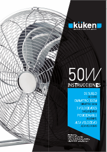 Manual Küken 33953 Ventilador