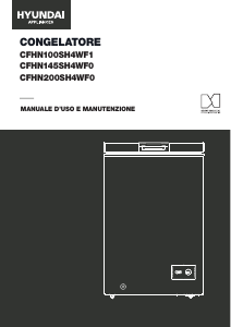 Manuale Hyundai CFHN-100SH4WF1 Congelatore