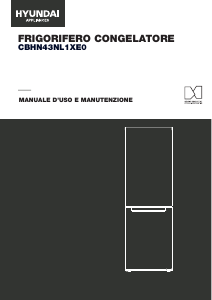 Manuale Hyundai CBHN-43NL1XE0 Frigorifero-congelatore