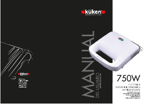 Manual de uso Küken 33545 Grill de contacto