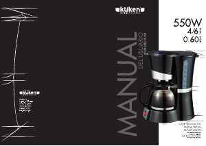 Manual de uso Küken 33569 Máquina de café