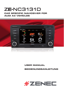 Manual Zenec ZE-NC3131D (for Audi) Car Navigation