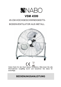 Bedienungsanleitung NABO VSM 4599 Ventilator
