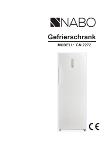 Bedienungsanleitung NABO GN 2272 Gefrierschrank