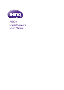 Manual BenQ AE120 Digital Camera