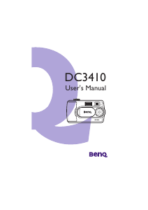 Manual BenQ DC 3410 Digital Camera