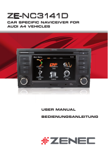 Manual Zenec ZE-NC3141D (for Audi) Car Navigation