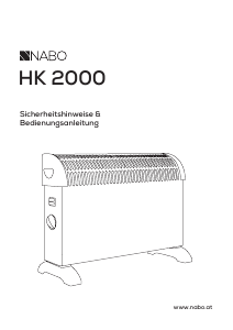 Bedienungsanleitung NABO HK 2000 Heizgerät