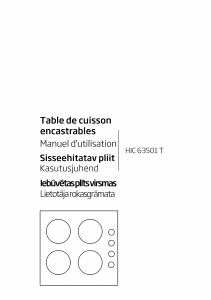 Mode d’emploi BEKO HIC 63501 T Table de cuisson