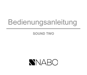 Bedienungsanleitung NABO Sound Two Lautsprecher