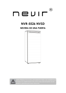 Manual de uso Nevir NVR-5526NVSD Refrigerador