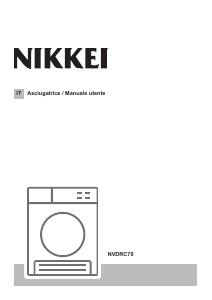 Manuale Nikkei NVDRC70 Asciugatrice