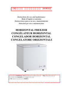 Manuale Nikkei NXCO400 Congelatore