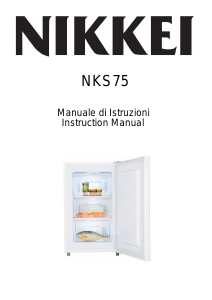 Handleiding Nikkei NKS75 Vriezer