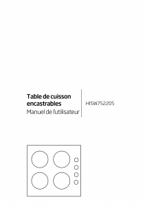 Mode d’emploi BEKO HISW 75220 S Table de cuisson