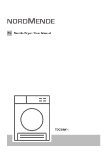 Manual Nordmende TDC80WH Dryer