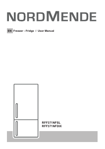 Manual Nordmende RFF371NFSL Fridge-Freezer