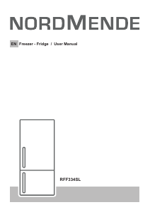 Manual Nordmende RFF334SL Fridge-Freezer