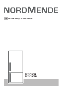 Manual Nordmende RFF371NFDIX Fridge-Freezer