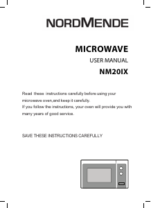 Manual Nordmende NM20IX Microwave