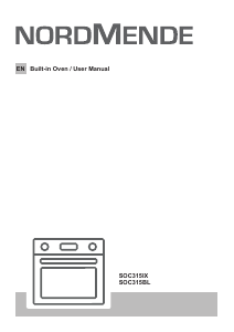 Manual Nordmende SOC315BL Oven