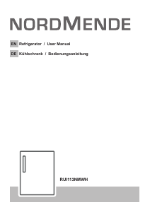 Manual Nordmende RUI113NMWH Refrigerator