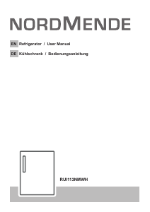 Bedienungsanleitung Nordmende RUI113NMWH Kühlschrank