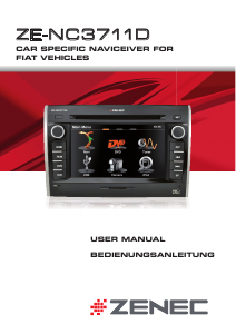 Manual Zenec ZE-NC3711D (for Fiat) Car Navigation