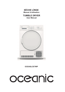 Mode d’emploi Oceanic OCEASLCE7WP Sèche-linge