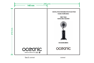 Mode d’emploi Oceanic OCEAVB100W1 Ventilateur