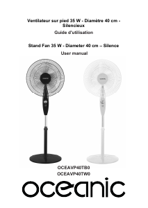 Mode d’emploi Oceanic OCEAVP40TW0 Ventilateur