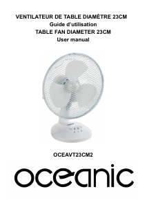 Handleiding Oceanic OCEAVT23CM2 Ventilator